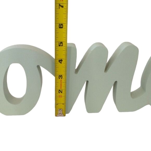 HOME Decor Figure Large Heavy Diecut Beach House Wooden Cutout Cursive Letter. - Picture 5 of 16